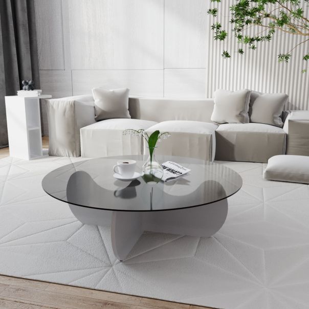 HANAH HOME Klub sto Himalayas, bela - 552NOS2236