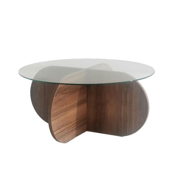 HANAH HOME Sto za dnevnu sobu Bubble Walnut - 173386