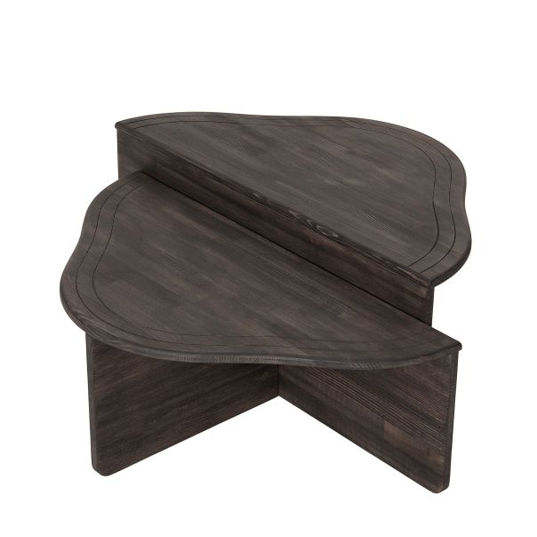 HANAH HOME Sto za dnevnu sobu Altopiano Anthracite - 191222