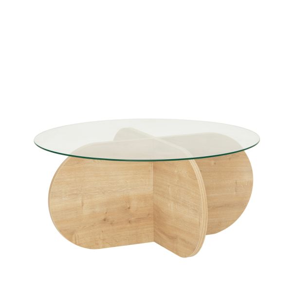 HANAH HOME Sto za dnevnu sobu Bubble Sapphire Oak - 173282