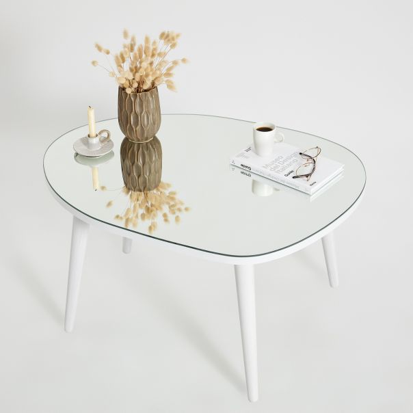 HANAH HOME Klub sto Gusto, bela - 552NOS2277