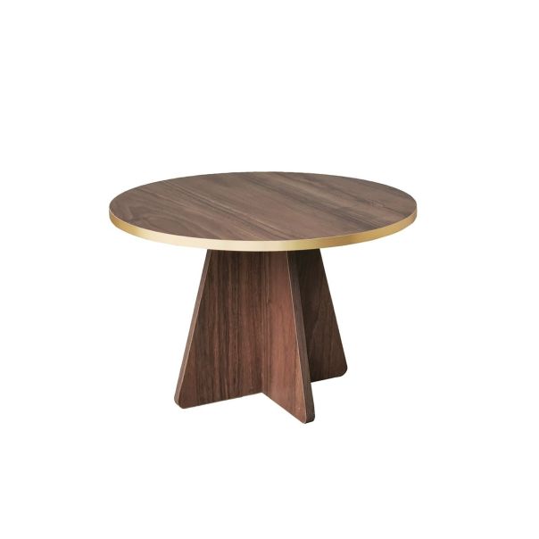 HANAH HOME Sto za dnevnu sobu Mushroom Gold Walnut v2 - 195149