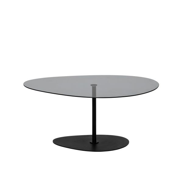 HANAH HOME Klub sto Porto, tamno siva/crna - 195123