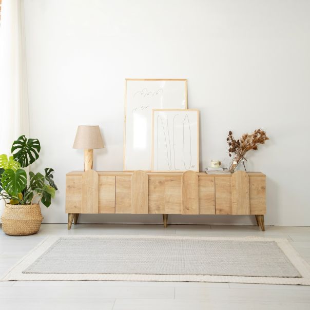 HANAH HOME TV komoda New Line v2, svetlobraon - 552NOS2428