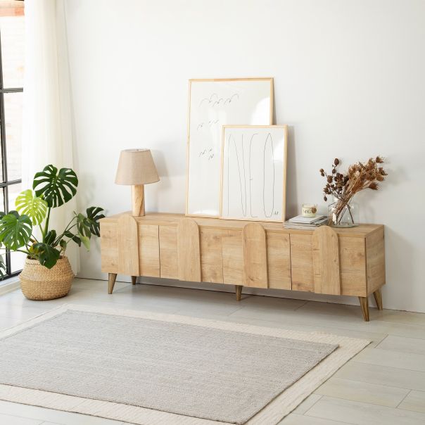 HANAH HOME TV komoda New Line v2, svetlobraon - 552NOS2428