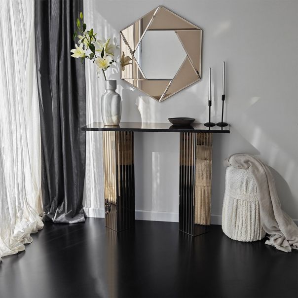 HANAH HOME Komoda 2B, bronzana - 552NOS2483