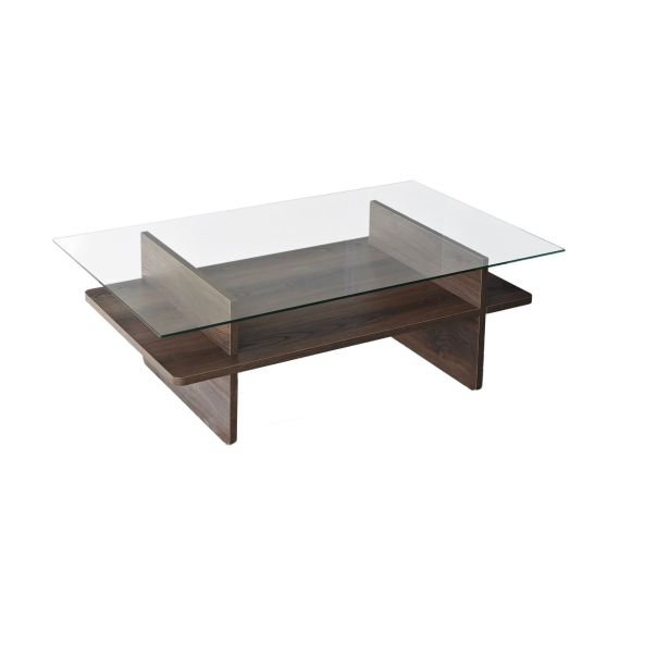 HANAH HOME Klub sto Saga Rectangle, braon - EP3057848