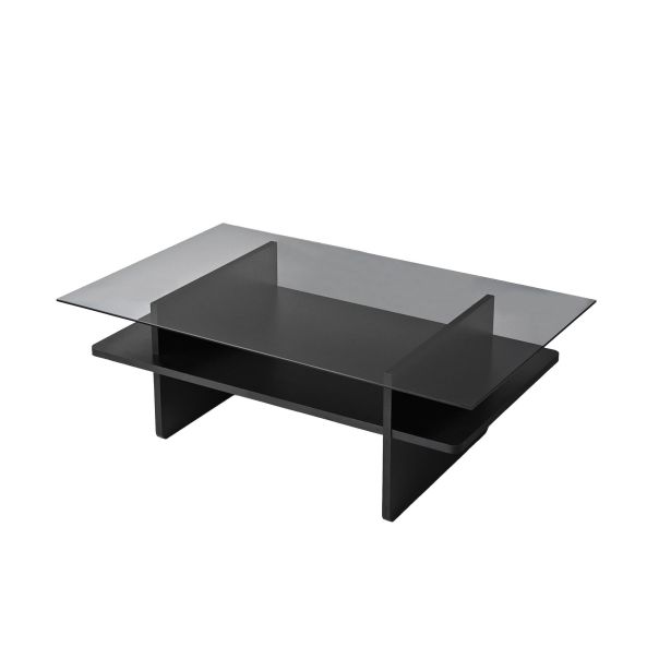 HANAH HOME Klub sto Saga Rectangle, crna - EP3057854