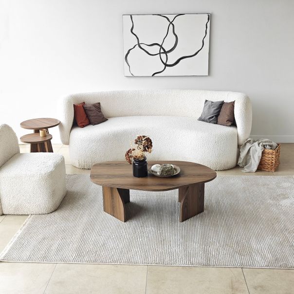 HANAH HOME Klub sto Nova, braon - EP3057860