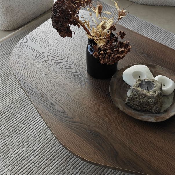HANAH HOME Klub sto Nova, braon - EP3057860