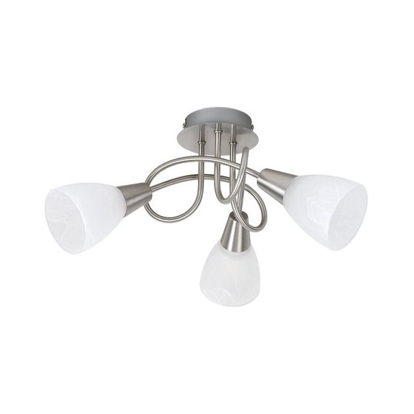 Rabalux Plafonjera Jenna E14 3x MAX 40W brušeni hrom (5532) - 5532