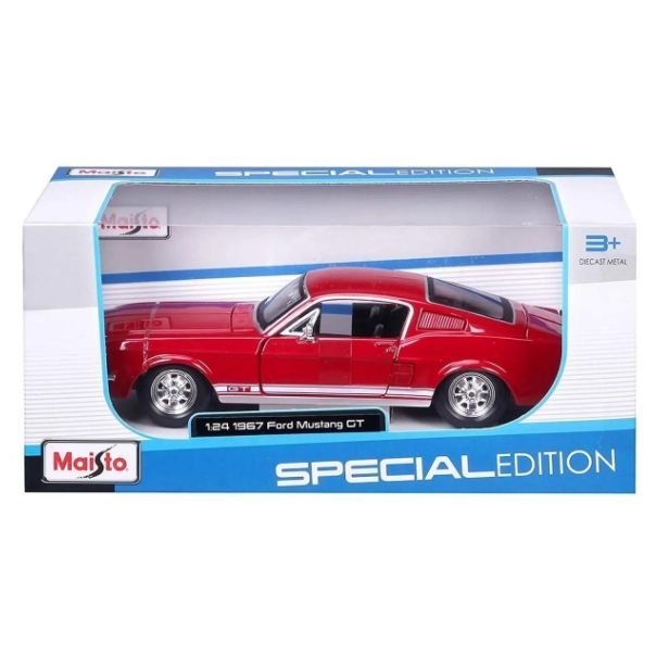 MAISTO Metalni model autića 1:24 1967 Ford Mustang GT 31260RD - 55336-1