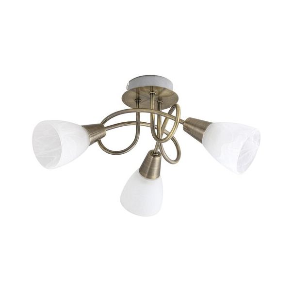 Rabalux Plafonjera Jenna E14 3x MAX 40W antična bronza (5533) - 5533