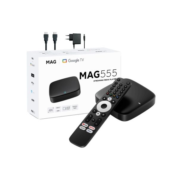 MAG Android box, MAG 555, Prijemnik IPTV za Stalker midlleware, 4K HDR - 55363