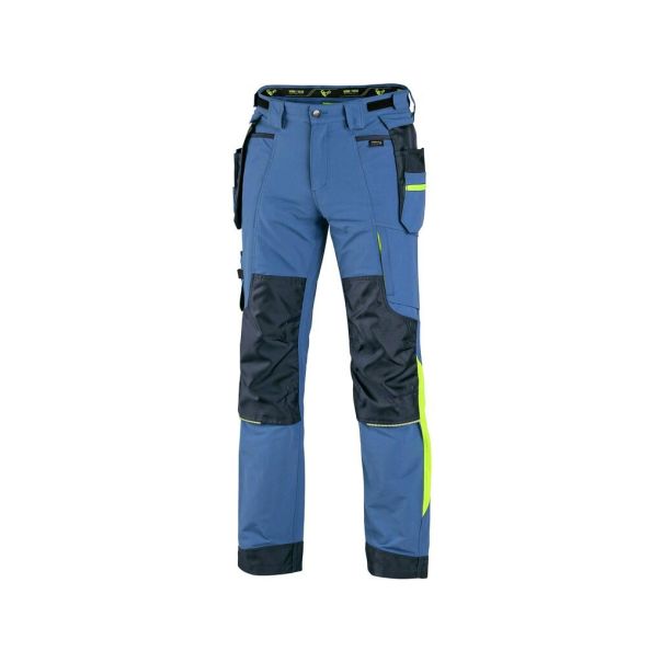 CANIS Radne pantalone Naos HV žuta, plava - 61262
