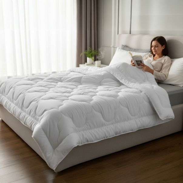 VIKTORIJA  Jorgan mikrofiber francuski ležaj Beli - 553-1-1