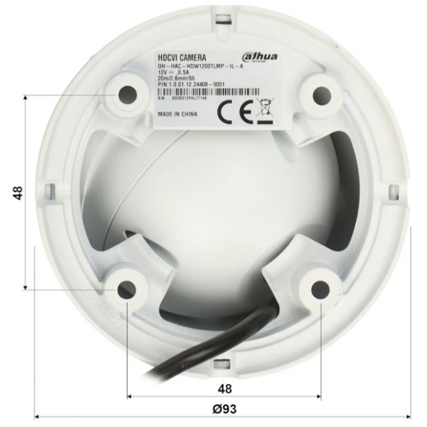 DAHUA Kamera HAC-HDW1801TLM-IL-A-0280B-S2 4K Smart Dual Light HDCVI Fixed-focal, Eyeball - 45078