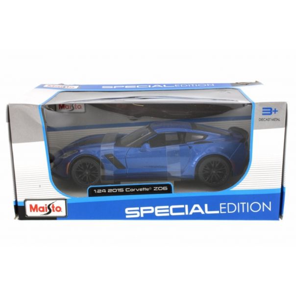 MAISTO Metalni model autića 1:24 2015 Corvette Z06 31133BU - 55439