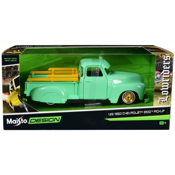 MAISTO Metalni model autića 1:25 Design Lowriders 1950 Chevrolet 3100 Pickup 32545 - 55468