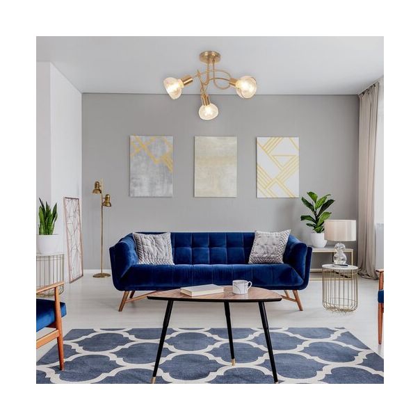 Rabalux Plafonjera Holly E14 3x MAX 40W antično zlato (5548) - 5548