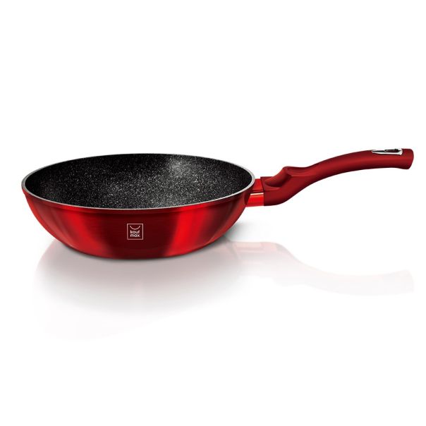 KAUFMAX Wok tiganj 28cm kaufmax burgundy line - 425961