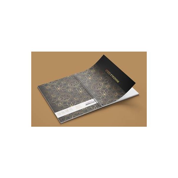 Sveska A4 Mandala gold spirala dikto 100l - G310