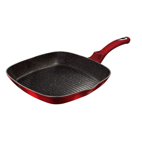 KAUFMAX Grill tiganj 26cm kaufmax burgundy line - 425964