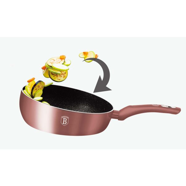 BERLINGER HAUS Flip wok tiganj 26cm i-rose edition - 490936