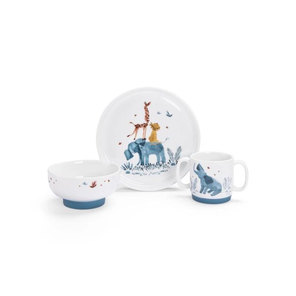 MOULIN ROTY Porcelanski set za hranjenje - Sous mon Baobab - 669232