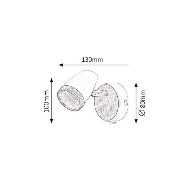 Rabalux Spot rasveta Karen LED 4W bela (5564) - 5564