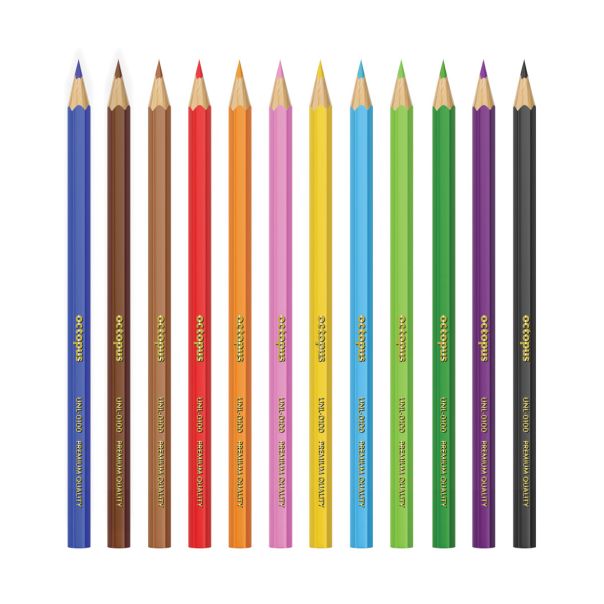 OCTOPUS Drvene boje 12/1 unl-0100 - 55641