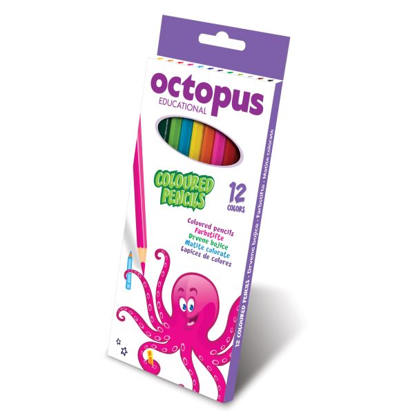 OCTOPUS Drvene boje 12/1 unl-0100 - 55641