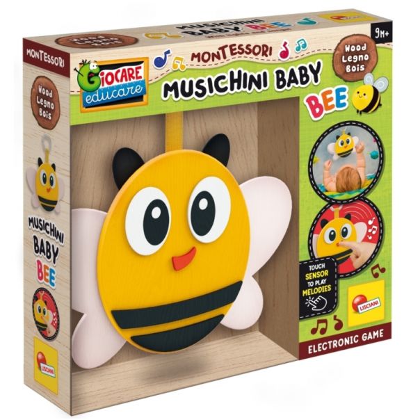 MONTESORI Drveni set Pčela Musicini baby 105410 - 55764