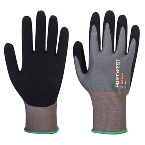 PORTWEST Rukavice sa penastim nitrilom CT45, siva/crna - 55843