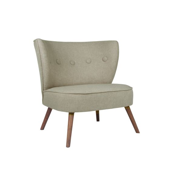 ATELIER DEL SOFA Fotelja Bienville, siva - 558ZEN1103