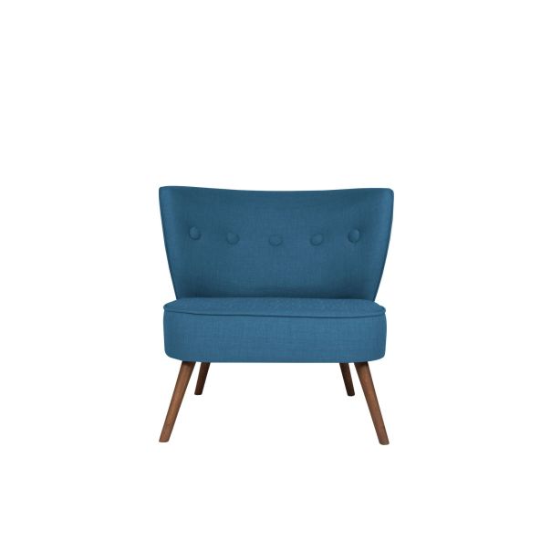 ATELIER DEL SOFA Fotelja Bienville, plava - 558ZEN1108