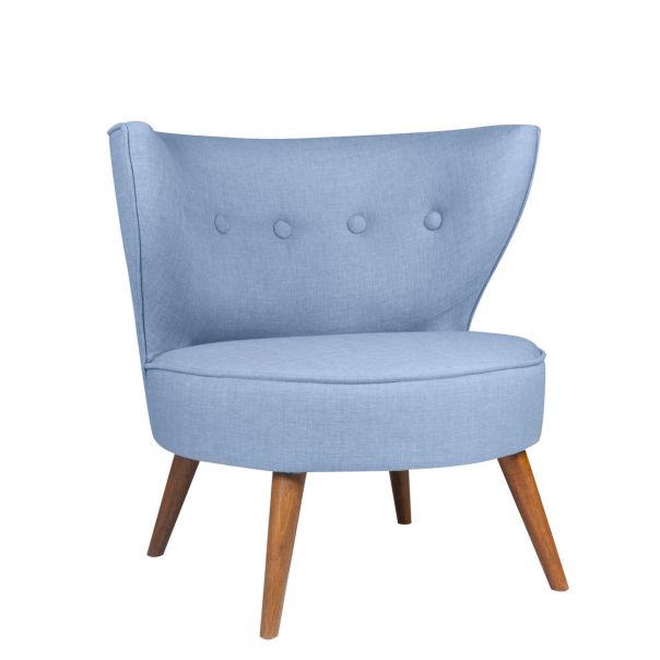 ATELIER DEL SOFA Fotelja Riverhead, plava - 558ZEN1114