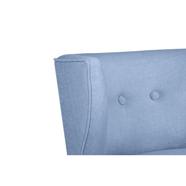 ATELIER DEL SOFA Fotelja Riverhead, plava - 558ZEN1114