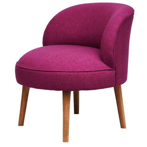 ATELIER DEL SOFA Fotelja Nice, ljubičasta - 558ZEN1140