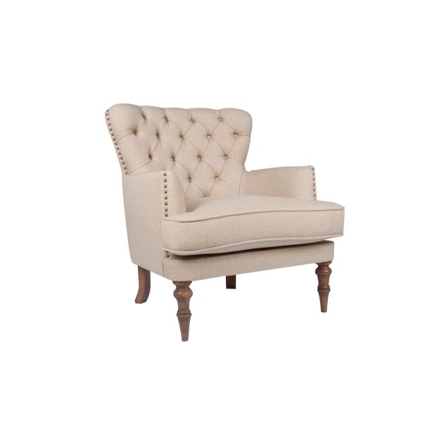 ATELIER DEL SOFA Fotelja New London, krem - 558ZEN1185