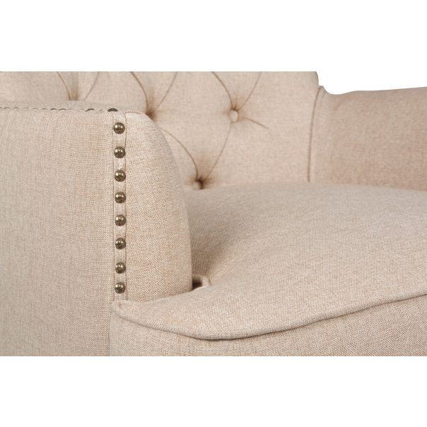 ATELIER DEL SOFA Fotelja New London, krem - 558ZEN1185