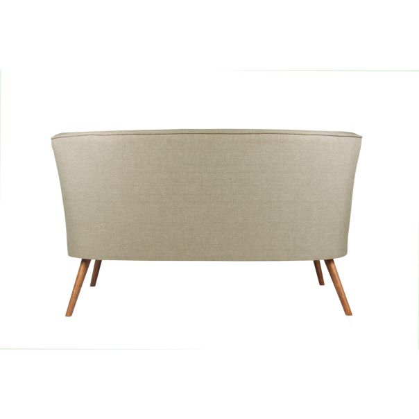 ATELIER DEL SOFA Sofa dvosed Bienville, siva - 558ZEN1203