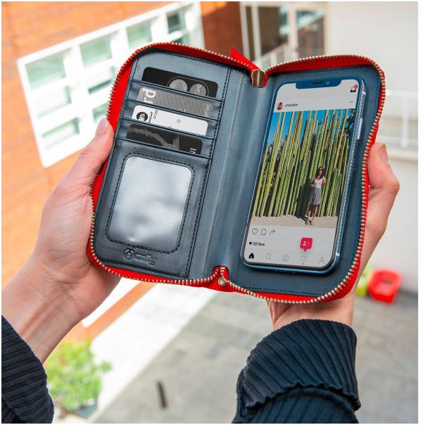 CELLY torbica/novčanik, crvena - VENERERD