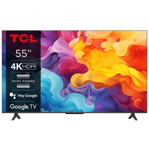 TCL Televizor 55V6B, Ultra HD, Google TV Smart - 55V6B