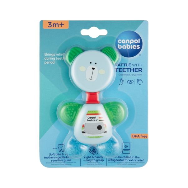 CANPOL BABIES GLODALICA ZVECKA BEAR (0m+) - BLUE 56/139 - EP2739773
