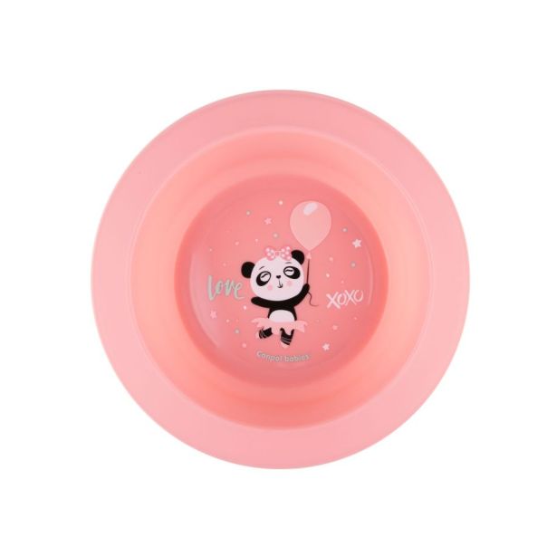 CANPOL Pribor za hranjenje Exotic animals - pink - 56-523_pin
