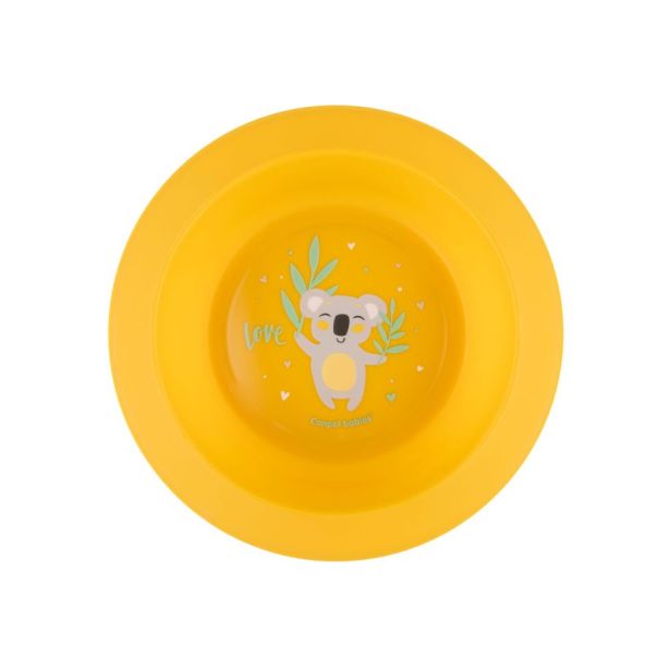 CANPOL Pribor za hranjenje Exotic animals - yellow - 56-523_yel