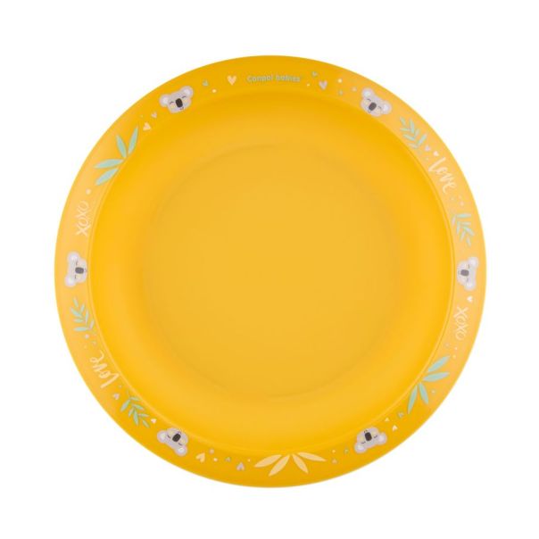 CANPOL Pribor za hranjenje Exotic animals - yellow - 56-523_yel