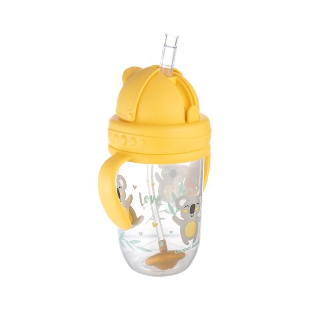 CANPOL BABIES NON-SPILL SPORTSKA SOLJA SA SLAMCICOM (TEG) 270ml 56/606 EXOTIC ANIMALS - YELLOW - EP2741112
