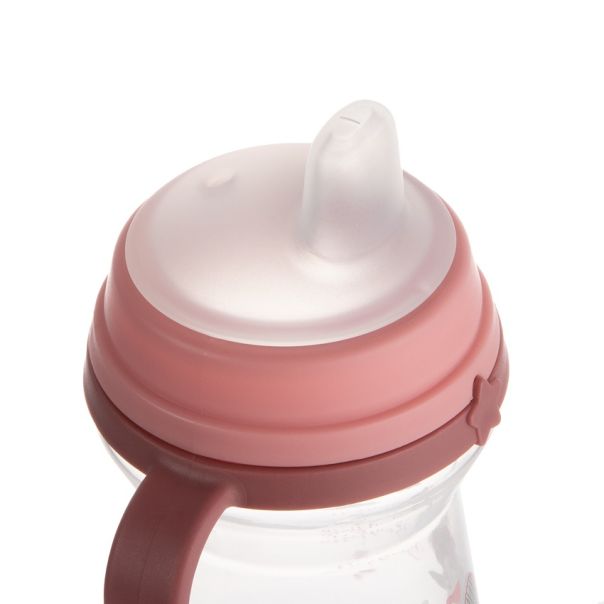 CANPOL BABIES SOLJA BONJOUR PARIS 250ml SA SILIKONSKIM KLJUNOM (56/613) - PINK - EP2740166